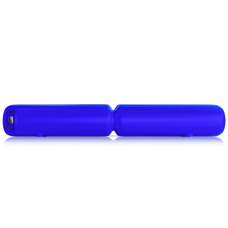 NewRixing NR-6017 Outdoor Portable Bluetooth Speaker, Support Hands-free Call / TF Card / FM / U Disk(Blue) - Desktop Speaker by NewRixing | Online Shopping UK | buy2fix