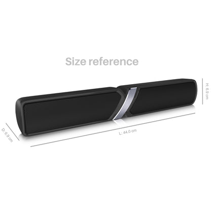 NewRixing NR-6017 Outdoor Portable Bluetooth Speaker, Support Hands-free Call / TF Card / FM / U Disk(Black) - Desktop Speaker by NewRixing | Online Shopping UK | buy2fix