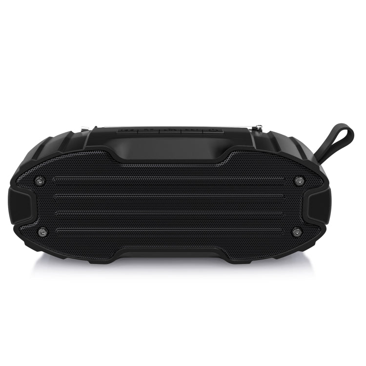 New Rixing NR-907FM TWS Outdoor Bluetooth Speaker Support Hands-free Call / FM with Handle & Antenna(Black) - Desktop Speaker by NewRixing | Online Shopping UK | buy2fix