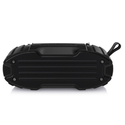 New Rixing NR-907FM TWS Outdoor Bluetooth Speaker Support Hands-free Call / FM with Handle & Antenna(Black) - Desktop Speaker by NewRixing | Online Shopping UK | buy2fix