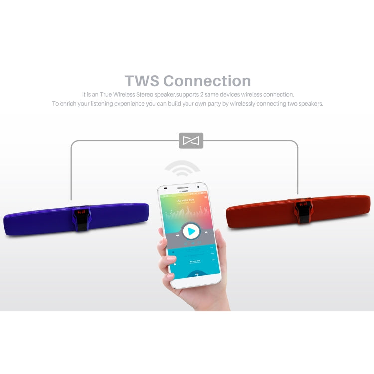 NewRixing NR-7017 Outdoor Portable Bluetooth Speaker, Support Hands-free Call / TF Card / FM / U Disk(Blue) - Desktop Speaker by NewRixing | Online Shopping UK | buy2fix