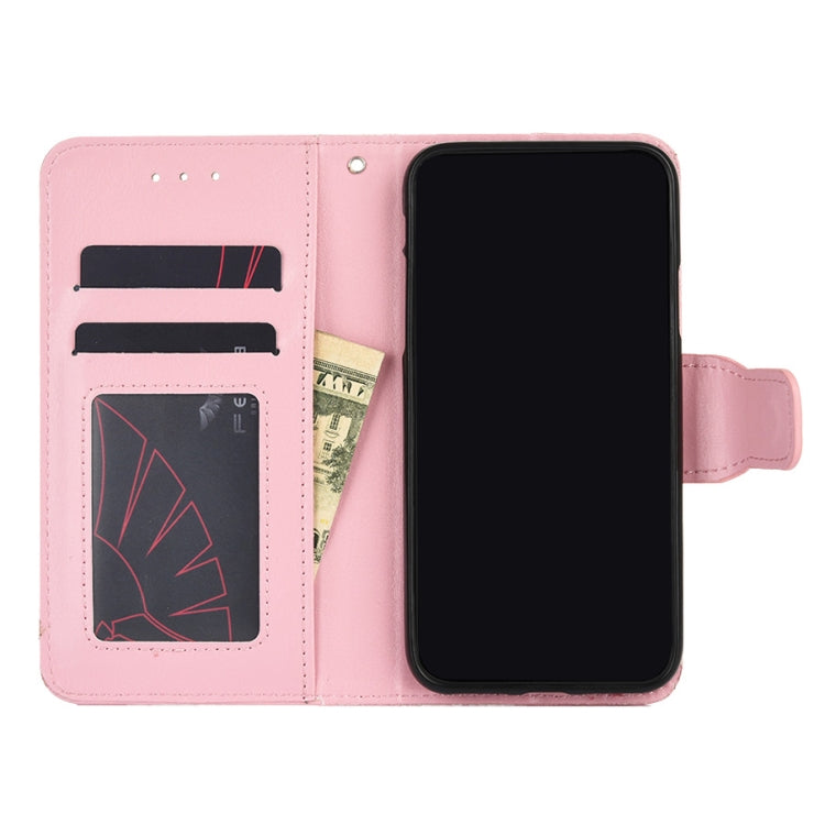 For Huawei P30 Lite Crystal Texture Horizontal Flip Leather Case with Holder & Card Slots & Wallet(Pink) - Huawei Cases by buy2fix | Online Shopping UK | buy2fix