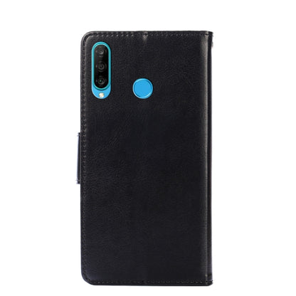 For Huawei P30 Lite Crystal Texture Horizontal Flip Leather Case with Holder & Card Slots & Wallet(Black) - Huawei Cases by buy2fix | Online Shopping UK | buy2fix