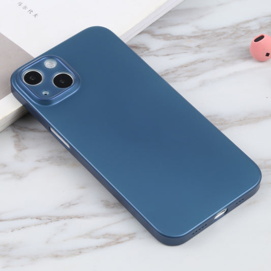 For iPhone 13 Camera Precision Hole PP Protective Case(Blue) by buy2fix