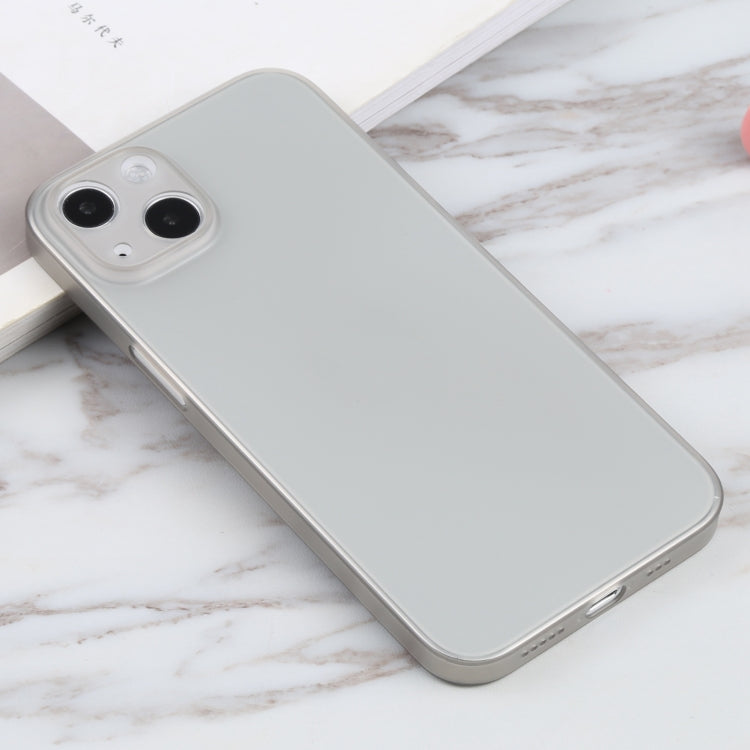 For iPhone 13 Camera Precision Hole PP Protective Case(Grey) - iPhone 13 Cases by buy2fix | Online Shopping UK | buy2fix