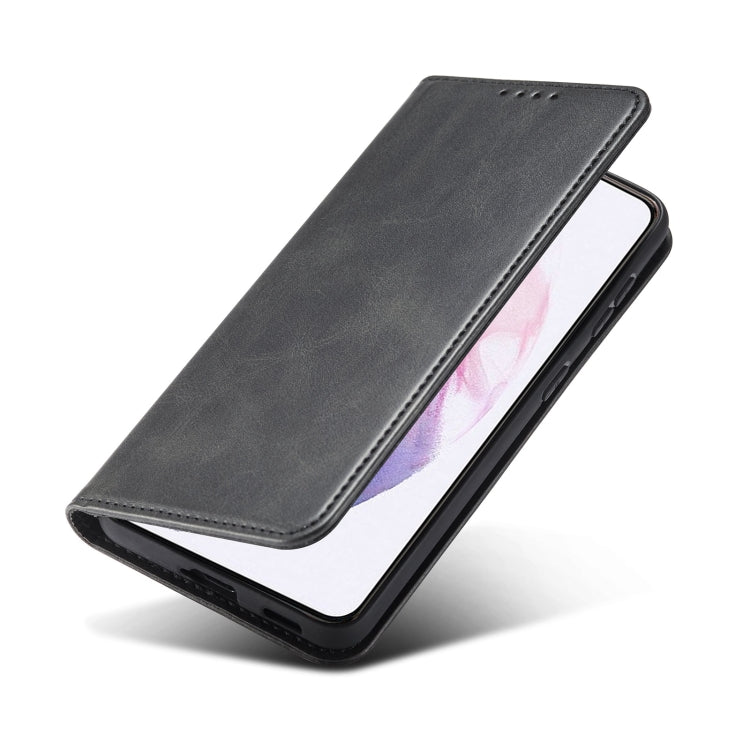 For Samsung Galaxy Note9 Calf Texture Magnetic Horizontal Flip Leather Case with Holder & Card Slots & Wallet(Black) by buy2fix