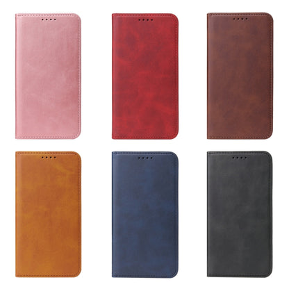 For iPhone XS Max Calf Texture Magnetic Horizontal Flip Leather Case with Holder & Card Slots & Wallet(Blue) by buy2fix