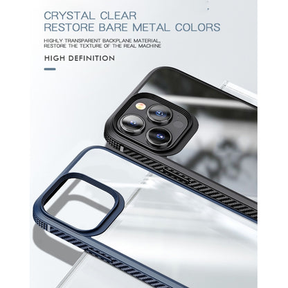 For iPhone 13 iPAKY MG Series Transparent TPU + PC Airbag Shockproof Case(Red) - iPhone 13 Cases by iPAKY | Online Shopping UK | buy2fix