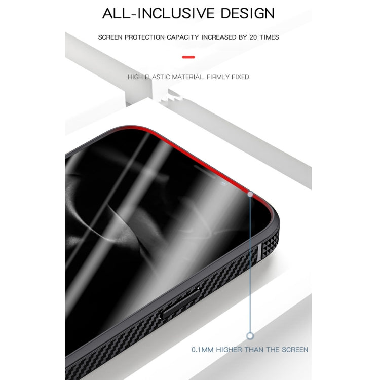 For iPhone 13 Pro iPAKY MG Series Transparent TPU + PC Airbag Shockproof Case (Blue) - iPhone 13 Pro Cases by iPAKY | Online Shopping UK | buy2fix