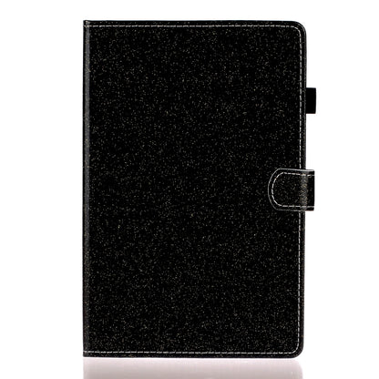 For iPad 10.2 / 10.5 Varnish Glitter Powder Horizontal Flip Leather Case with Holder & Card Slot(Black) - iPad 10.2 Cases by buy2fix | Online Shopping UK | buy2fix