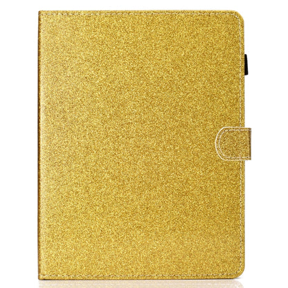 For iPad 2 / 3 / 4 Varnish Glitter Powder Horizontal Flip Leather Case with Holder & Card Slot(Gold) - iPad 4 & 3 & 2 Cases by buy2fix | Online Shopping UK | buy2fix