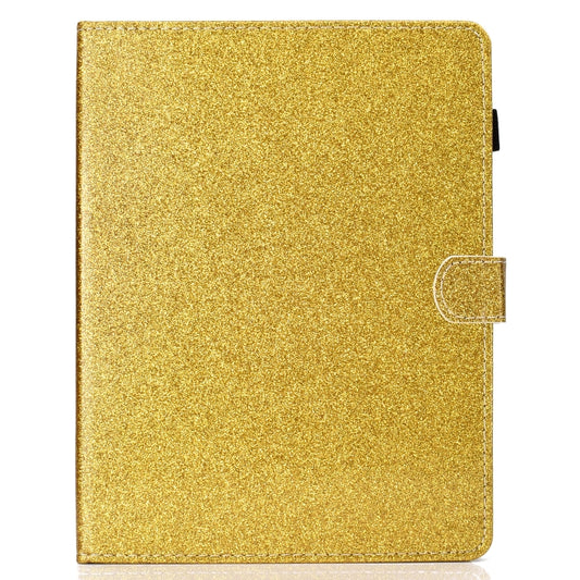 For iPad 2 / 3 / 4 Varnish Glitter Powder Horizontal Flip Leather Case with Holder & Card Slot(Gold) - iPad 4 & 3 & 2 Cases by buy2fix | Online Shopping UK | buy2fix