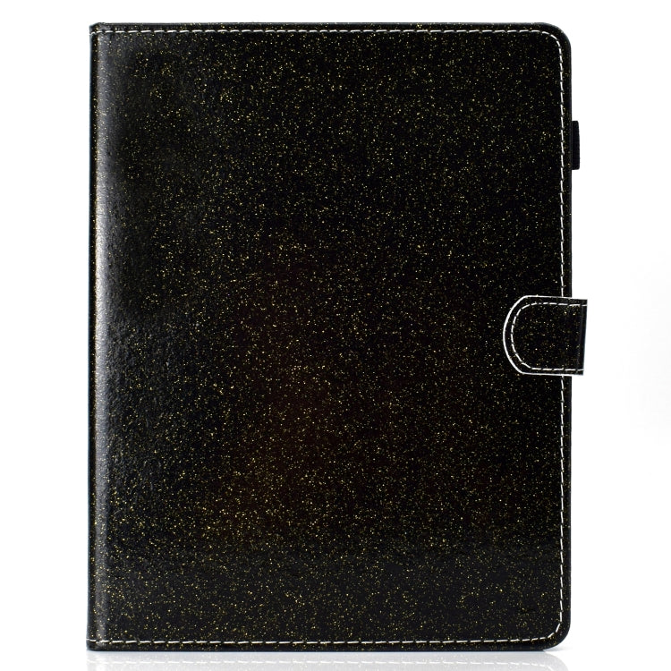 For iPad 2 / 3 / 4 Varnish Glitter Powder Horizontal Flip Leather Case with Holder & Card Slot(Black) - iPad 4 & 3 & 2 Cases by buy2fix | Online Shopping UK | buy2fix