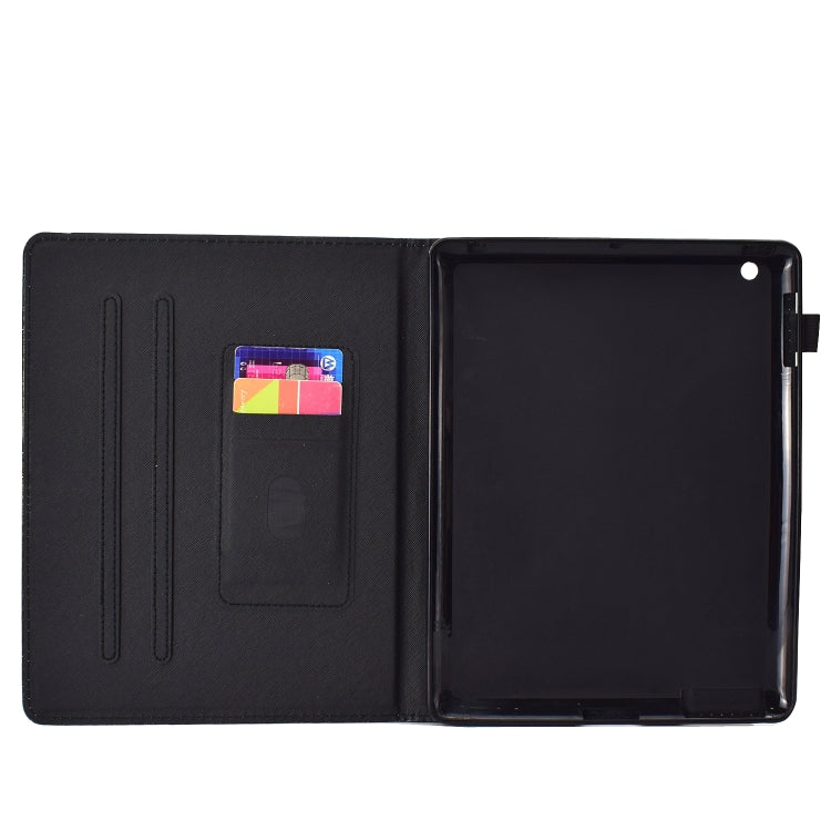 For iPad 2 / 3 / 4 Varnish Glitter Powder Horizontal Flip Leather Case with Holder & Card Slot(Black) - iPad 4 & 3 & 2 Cases by buy2fix | Online Shopping UK | buy2fix