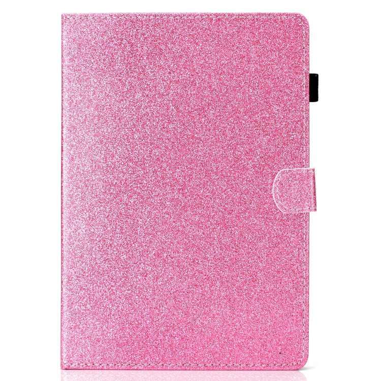 For iPad Air / Air 2 / iPad 9.7 Varnish Glitter Powder Horizontal Flip Leather Case with Holder & Card Slot(Pink) - More iPad Cases by buy2fix | Online Shopping UK | buy2fix
