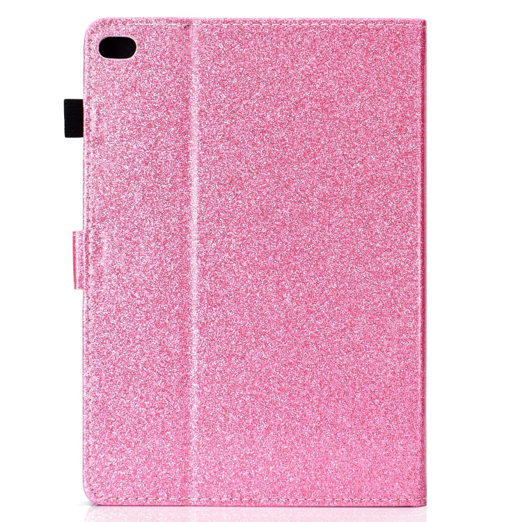 For iPad Air / Air 2 / iPad 9.7 Varnish Glitter Powder Horizontal Flip Leather Case with Holder & Card Slot(Pink) - More iPad Cases by buy2fix | Online Shopping UK | buy2fix