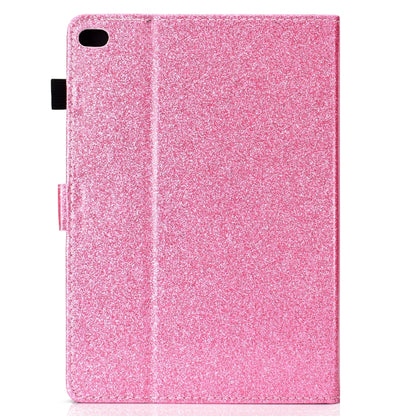 For iPad Air / Air 2 / iPad 9.7 Varnish Glitter Powder Horizontal Flip Leather Case with Holder & Card Slot(Pink) - More iPad Cases by buy2fix | Online Shopping UK | buy2fix