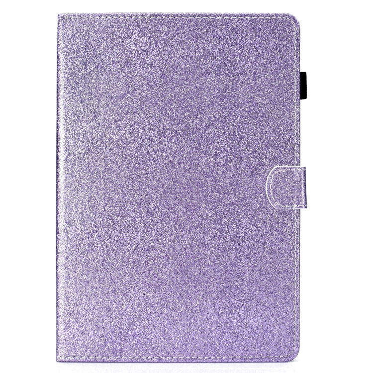 For iPad Air / Air 2 / iPad 9.7 Varnish Glitter Powder Horizontal Flip Leather Case with Holder & Card Slot(Purple) - More iPad Cases by buy2fix | Online Shopping UK | buy2fix