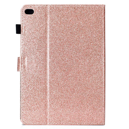 For iPad Air / Air 2 / iPad 9.7 Varnish Glitter Powder Horizontal Flip Leather Case with Holder & Card Slot(Rose Gold) - More iPad Cases by buy2fix | Online Shopping UK | buy2fix