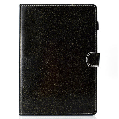For iPad Air / Air 2 / iPad 9.7 Varnish Glitter Powder Horizontal Flip Leather Case with Holder & Card Slot(Black) - More iPad Cases by buy2fix | Online Shopping UK | buy2fix