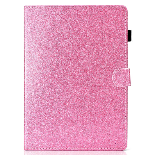 For iPad Pro 9.7 Varnish Glitter Powder Horizontal Flip Leather Case with Holder & Card Slot(Pink) - iPad Pro 9.7 inch Cases by buy2fix | Online Shopping UK | buy2fix