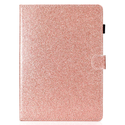 For iPad Pro 9.7 Varnish Glitter Powder Horizontal Flip Leather Case with Holder & Card Slot(Rose Gold) - iPad Pro 9.7 inch Cases by buy2fix | Online Shopping UK | buy2fix