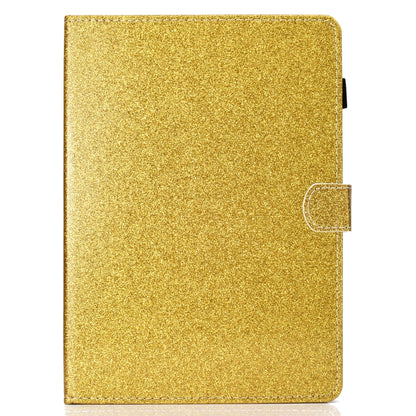For iPad Pro 9.7 Varnish Glitter Powder Horizontal Flip Leather Case with Holder & Card Slot(Gold) - iPad Pro 9.7 inch Cases by buy2fix | Online Shopping UK | buy2fix