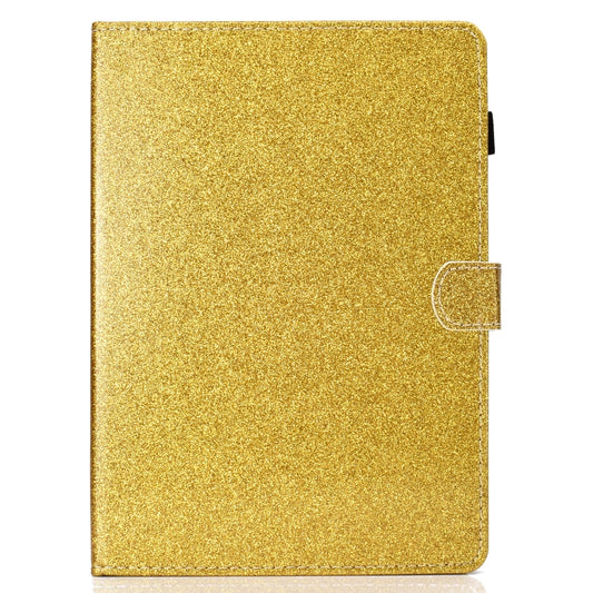 For iPad Pro 9.7 Varnish Glitter Powder Horizontal Flip Leather Case with Holder & Card Slot(Gold) - iPad Pro 9.7 inch Cases by buy2fix | Online Shopping UK | buy2fix
