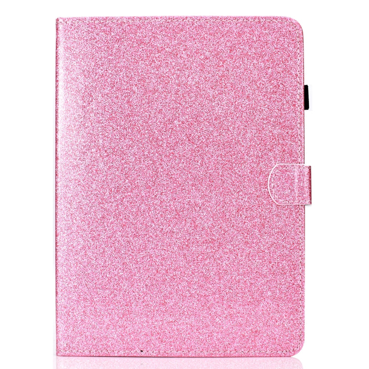 For iPad Pro 11 (2018) Varnish Glitter Powder Horizontal Flip Leather Case with Holder & Card Slot(Pink) - iPad Pro 11 (2018) Cases by buy2fix | Online Shopping UK | buy2fix