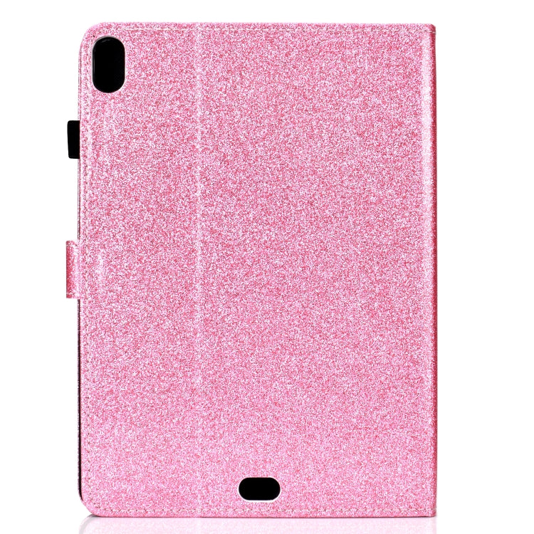 For iPad Pro 11 (2018) Varnish Glitter Powder Horizontal Flip Leather Case with Holder & Card Slot(Pink) - iPad Pro 11 (2018) Cases by buy2fix | Online Shopping UK | buy2fix