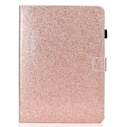 For iPad Pro 11 (2018) Varnish Glitter Powder Horizontal Flip Leather Case with Holder & Card Slot(Rose Gold) - iPad Pro 11 (2018) Cases by buy2fix | Online Shopping UK | buy2fix