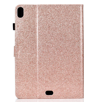 For iPad Pro 11 (2018) Varnish Glitter Powder Horizontal Flip Leather Case with Holder & Card Slot(Rose Gold) - iPad Pro 11 (2018) Cases by buy2fix | Online Shopping UK | buy2fix
