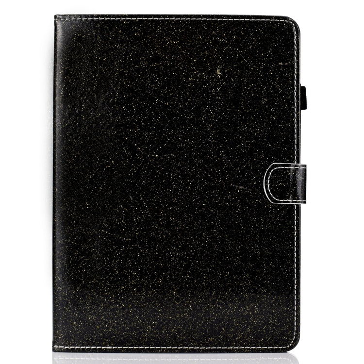 For iPad Pro 11 (2018) Varnish Glitter Powder Horizontal Flip Leather Case with Holder & Card Slot(Black) - iPad Pro 11 (2018) Cases by buy2fix | Online Shopping UK | buy2fix