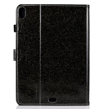 For iPad Pro 11 (2018) Varnish Glitter Powder Horizontal Flip Leather Case with Holder & Card Slot(Black) - iPad Pro 11 (2018) Cases by buy2fix | Online Shopping UK | buy2fix