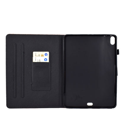 For iPad Pro 11 (2018) Varnish Glitter Powder Horizontal Flip Leather Case with Holder & Card Slot(Black) - iPad Pro 11 (2018) Cases by buy2fix | Online Shopping UK | buy2fix