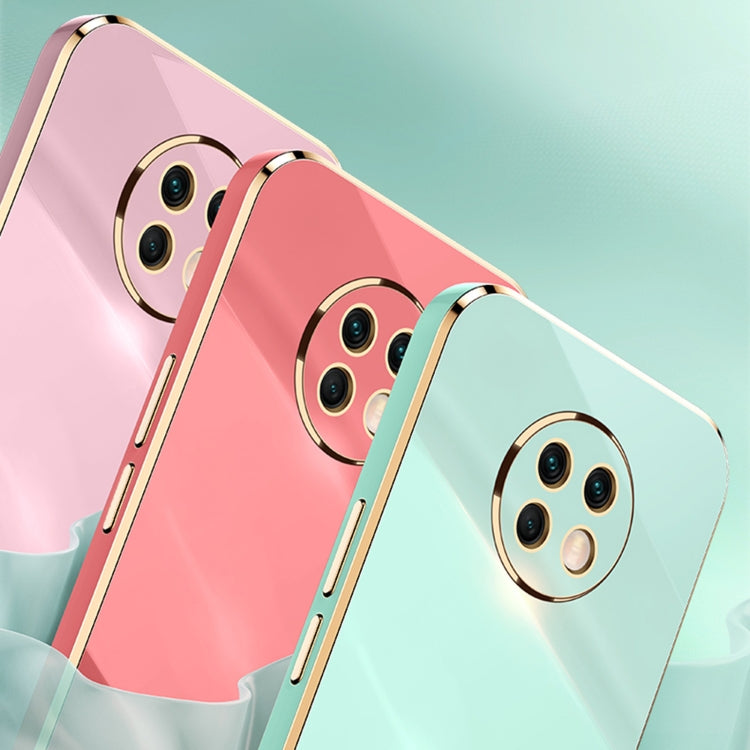 For Honor X20 XINLI Straight Edge 6D Electroplate TPU Phone Case(Black) - Honor Cases by XINLI | Online Shopping UK | buy2fix