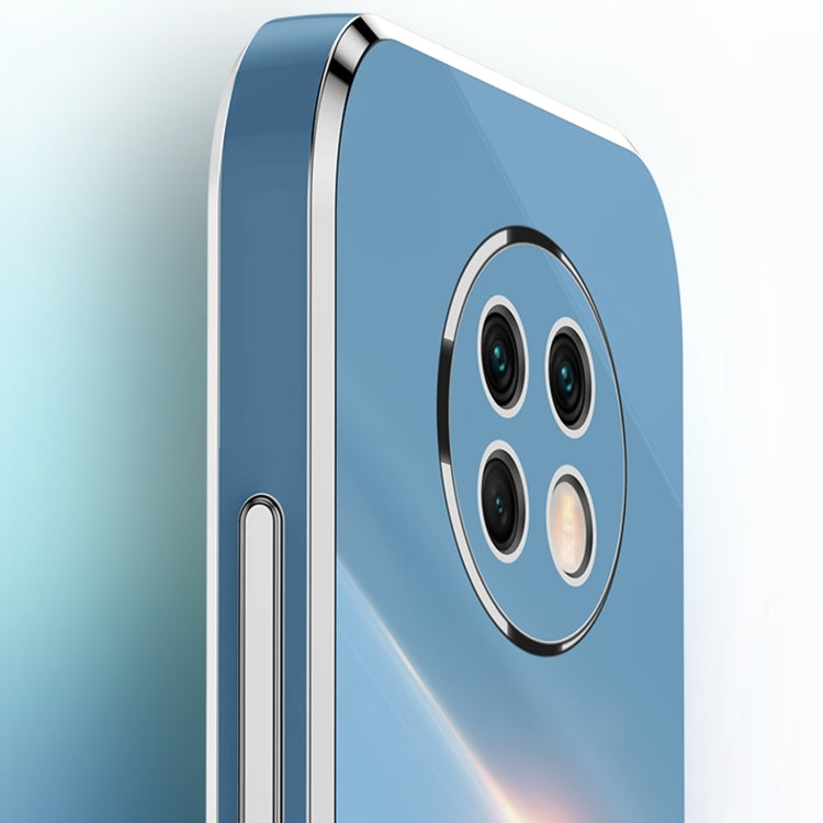 For Honor X20 XINLI Straight Edge 6D Electroplate TPU Phone Case(Black) - Honor Cases by XINLI | Online Shopping UK | buy2fix