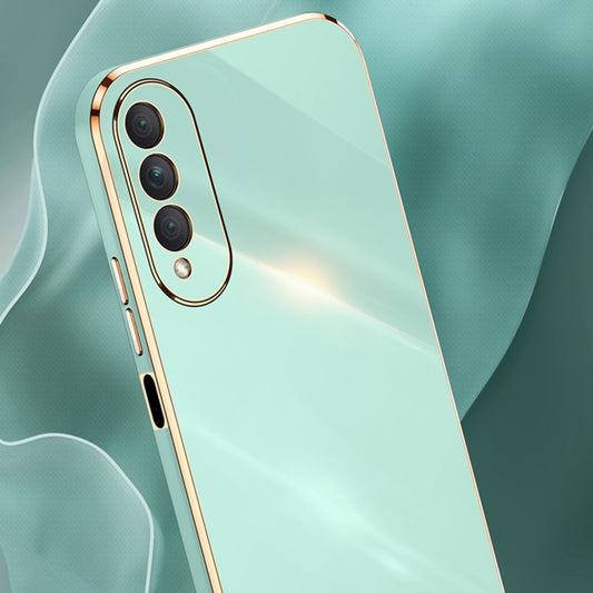 For Honor X20 SE XINLI Straight Edge 6D Electroplate TPU Phone Case(Black) - Honor Cases by XINLI | Online Shopping UK | buy2fix