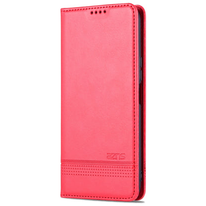 For Honor X20 AZNS Magnetic Calf Texture Horizontal Flip Leather Case with Card Slots & Holder & Wallet(Red) - Honor Cases by AZNS | Online Shopping UK | buy2fix