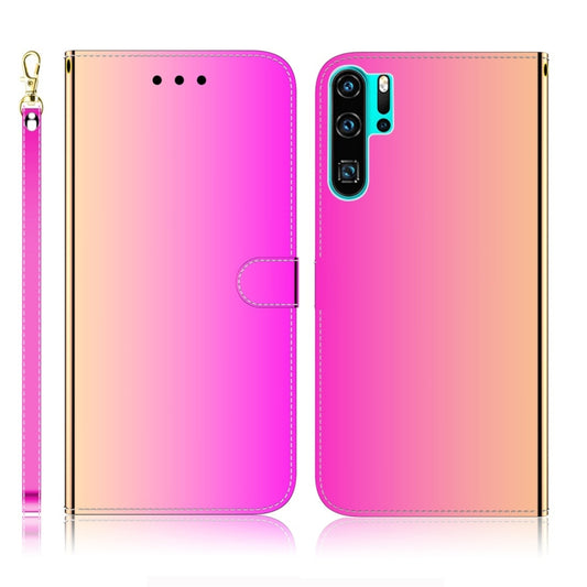 For Huawei P30 Pro Imitated Mirror Surface Horizontal Flip Leather Case with Holder & Card Slots & Wallet & Lanyard(Gradient Color) - Huawei Cases by buy2fix | Online Shopping UK | buy2fix