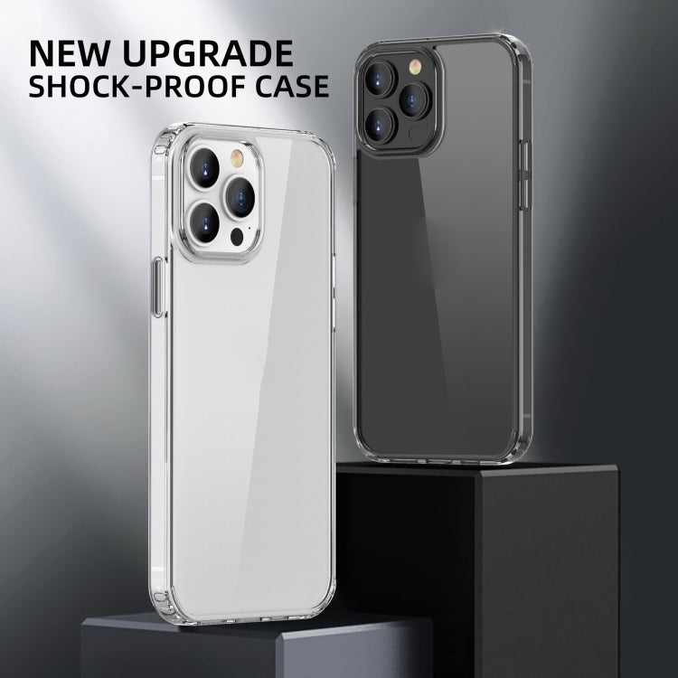 For iPhone 13 iPAKY Transparent Shockproof TPU + PC Protective Case(Transparent) - iPhone 13 Cases by iPAKY | Online Shopping UK | buy2fix