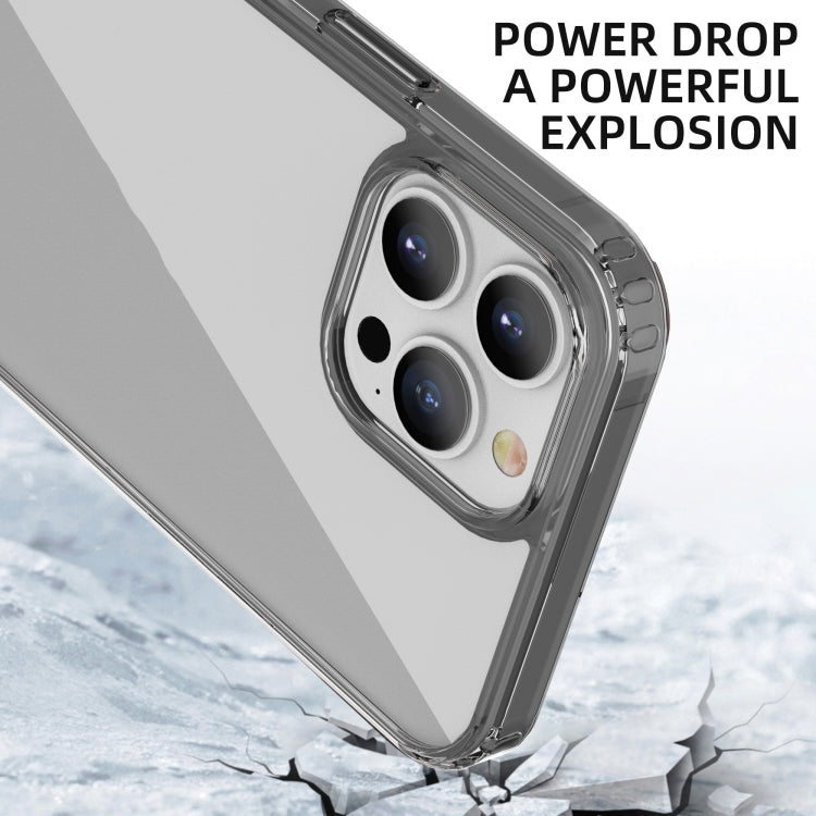 For iPhone 13 iPAKY Transparent Shockproof TPU + PC Protective Case(Transparent) - iPhone 13 Cases by iPAKY | Online Shopping UK | buy2fix