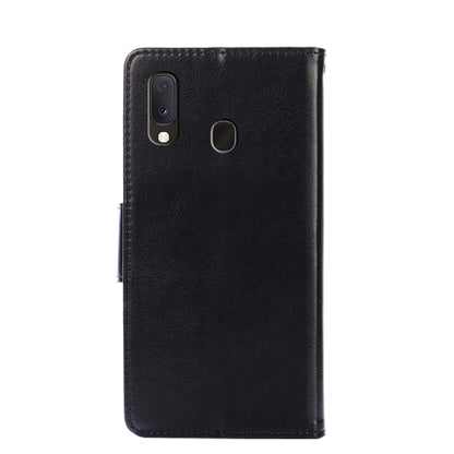 For Samsung Galaxy A20e Crystal Texture Horizontal Flip Leather Case with Holder & Card Slots & Wallet(Black) by buy2fix