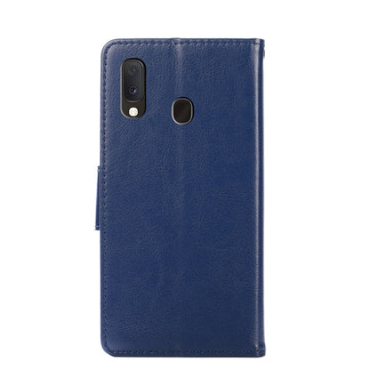 For Samsung Galaxy A20e Crystal Texture Horizontal Flip Leather Case with Holder & Card Slots & Wallet(Royal Blue) by buy2fix