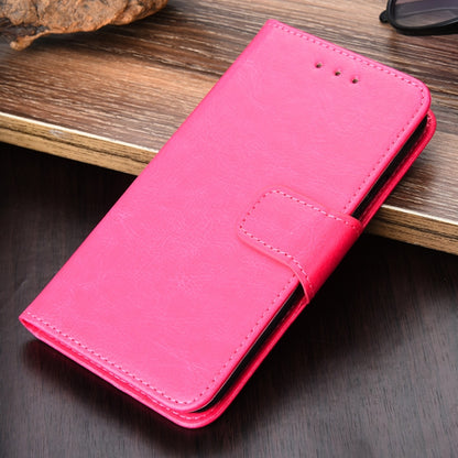 For Samsung Galaxy A20e Crystal Texture Horizontal Flip Leather Case with Holder & Card Slots & Wallet(Rose Red) by buy2fix
