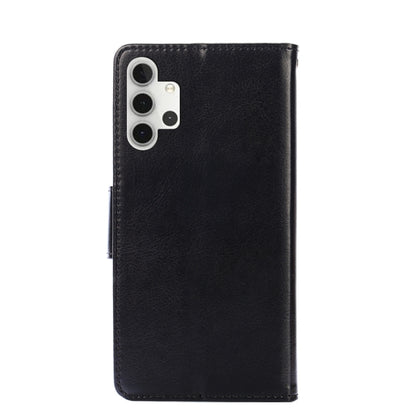 For Samsung Galaxy A32 4G Crystal Texture Horizontal Flip Leather Case with Holder & Card Slots & Wallet(Black) by buy2fix