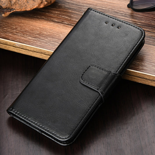 For Samsung Galaxy S21 Ultra 5G Crystal Texture Horizontal Flip Leather Case with Holder & Card Slots & Wallet(Black) - Galaxy S21 Ultra 5G Cases by buy2fix | Online Shopping UK | buy2fix