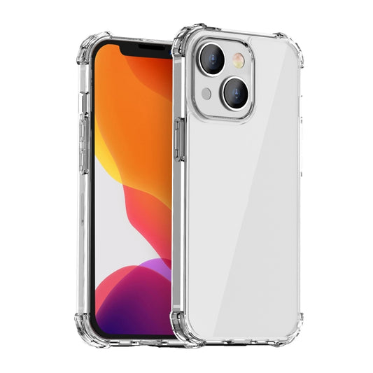For iPhone 13 iPAKY Crystal Clear Series Transparent Shockproof TPU + PC Protective Case - iPhone 13 Cases by iPAKY | Online Shopping UK | buy2fix