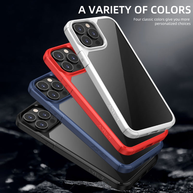 For iPhone 13 Pro Max iPAKY Royal Armor Shockproof TPU + Clear PC Protective Case (Black) by buy2fix