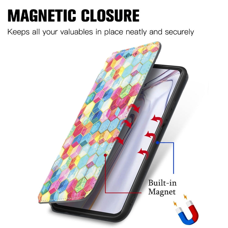 For Blackview A100 Colorful Magnetic Horizontal Flip PU Leather Case with Holder & Card Slot & Wallet(Magic Space) - More Brand by buy2fix | Online Shopping UK | buy2fix